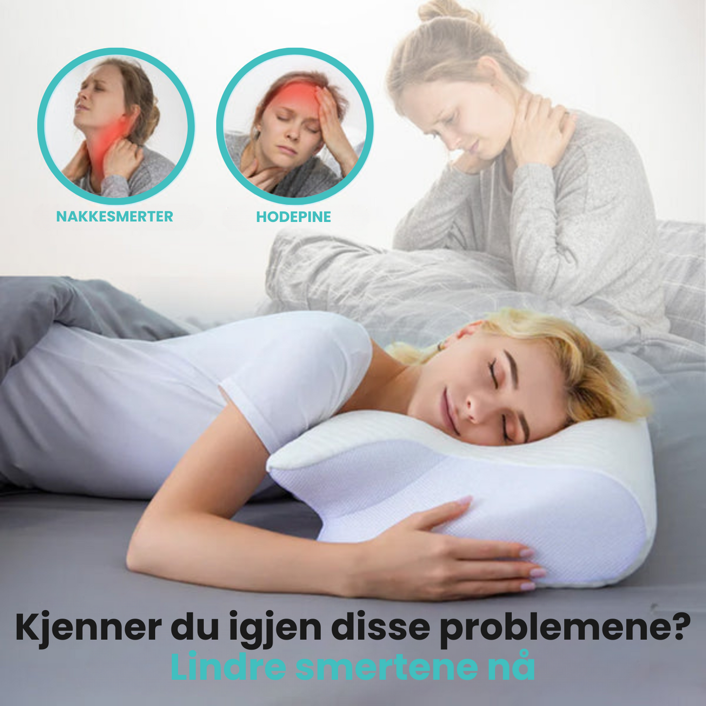 OrthoSleep™ – Ortopedisk pute for nakkestøtte