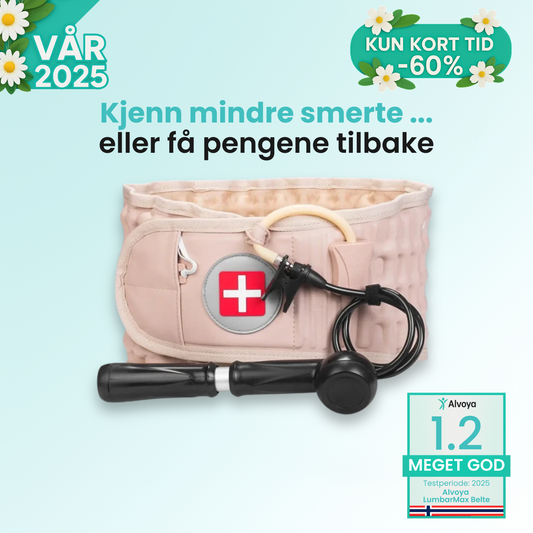 LumbarMax™ – Ortopedisk ryggbelte for korsryggstøtte