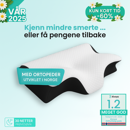 OrthoSleep™ – Ortopedisk pute for nakkestøtte