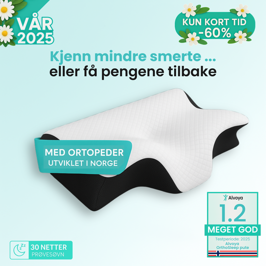 OrthoSleep™ – Ortopedisk pute for nakkestøtte