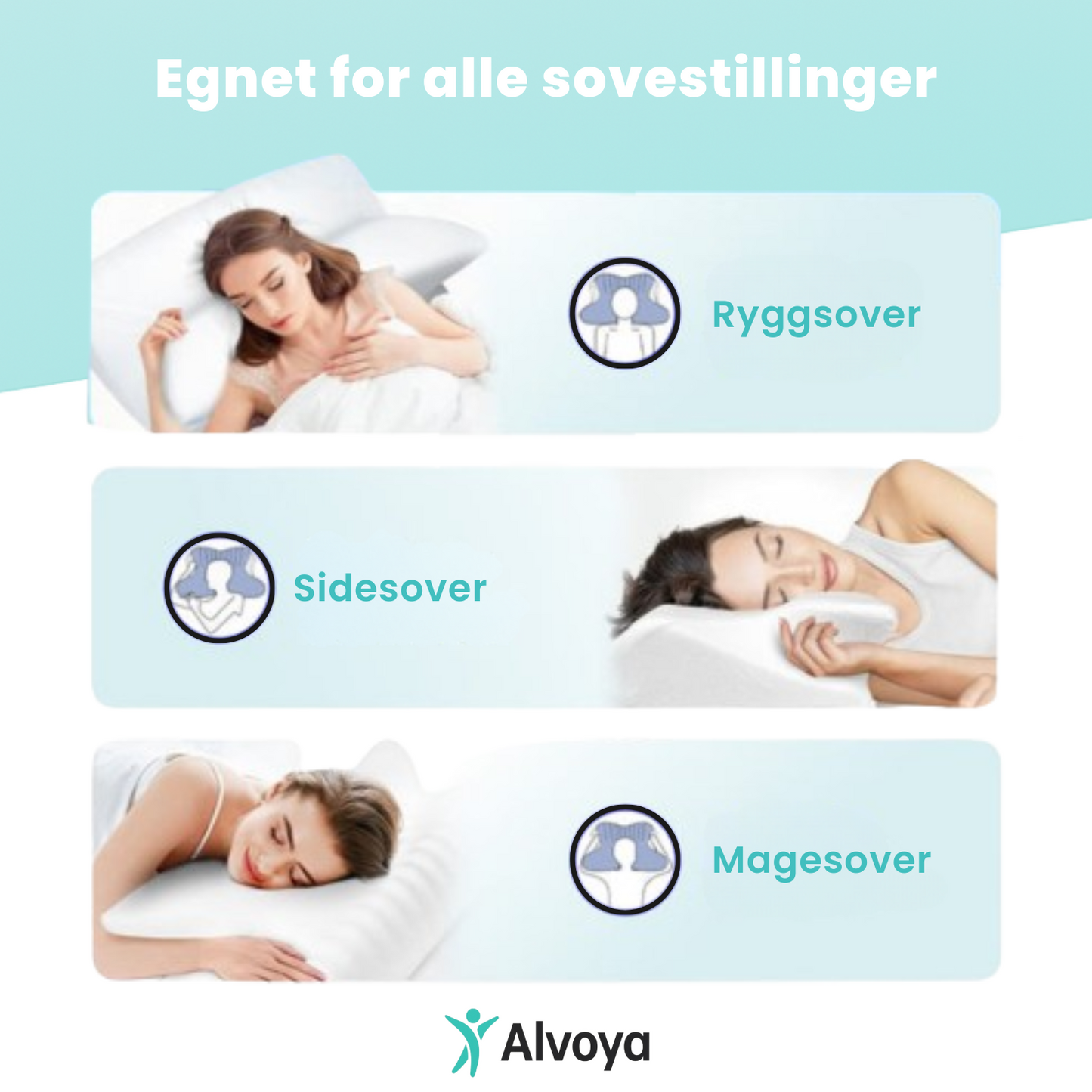 OrthoSleep™ – Ortopedisk pute for nakkestøtte
